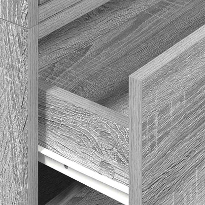 vidaXL Cabinets with 4 Drawers 2 pcs Grey Sonoma 60x31x40 cm Engineered Wood
