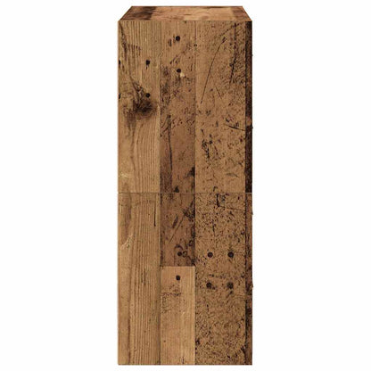 vidaXL Cabinets with 4 Drawers 2 pcs Old Wood 60x31x40 cm Engineered Wood