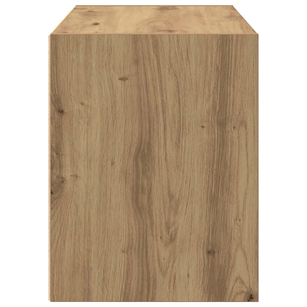 vidaXL Cabinet with 2 Drawers Artisan Oak 60x31x40 cm Engineered Wood