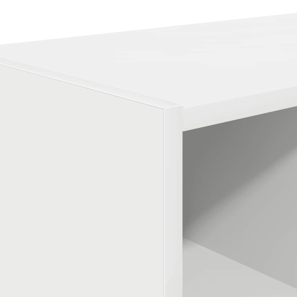 vidaXL Shoe Rack Stackable White 89.5x30x40 cm
