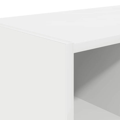 vidaXL Shoe Rack Stackable White 89.5x30x40 cm