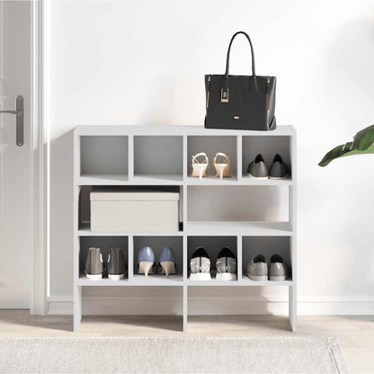 vidaXL Shoe Racks 2 pcs Stackable White 89,5x30x40 cm