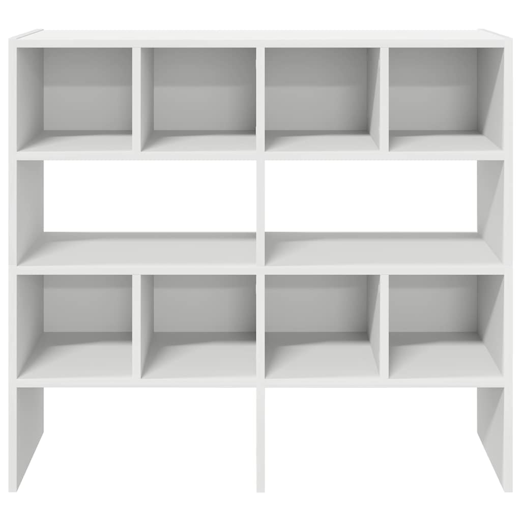 vidaXL Shoe Racks 2 pcs Stackable White 89,5x30x40 cm