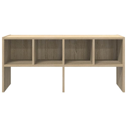 vidaXL Shoe Rack Stackable Sonoma Oak 89.5x30x40 cm
