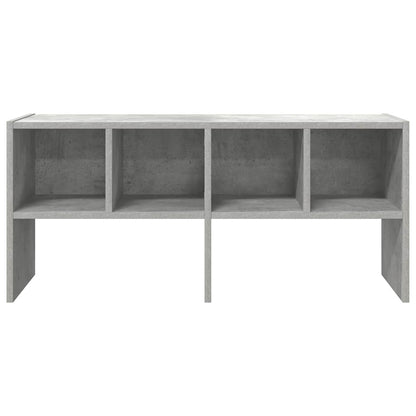 vidaXL Shoe Rack Stackable Concrete Grey 89.5x30x40 cm