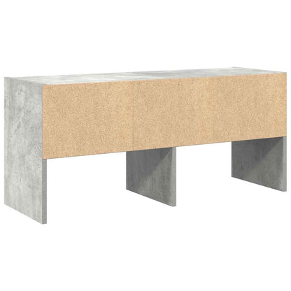 vidaXL Shoe Rack Stackable Concrete Grey 89.5x30x40 cm