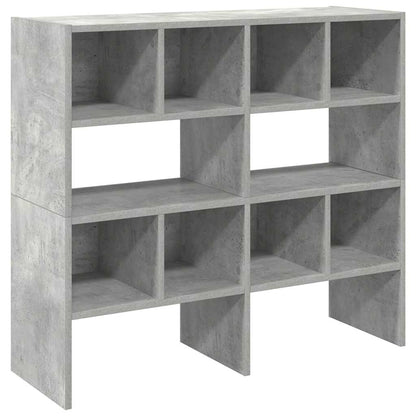 vidaXL Shoe Racks 2 pcs Stackable Concrete Grey 89.5x30x40 cm