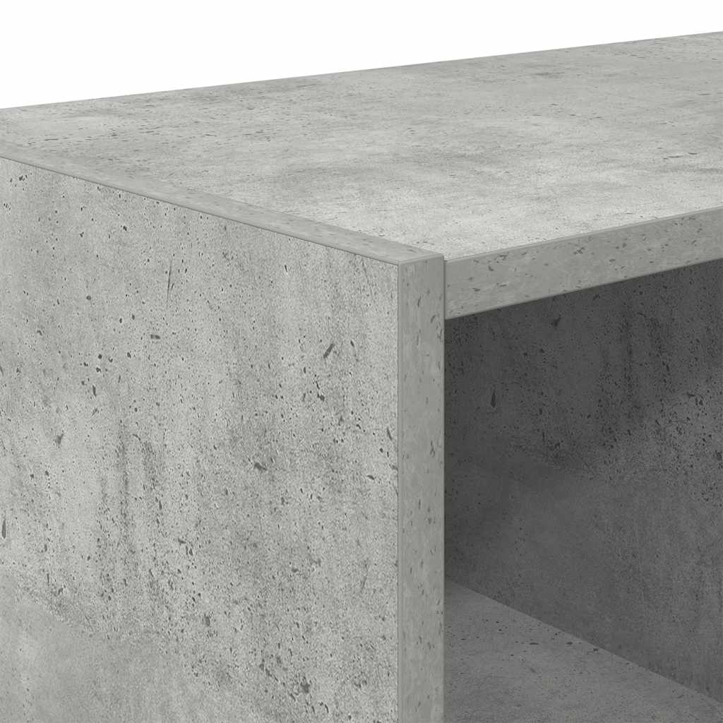 vidaXL Shoe Racks 2 pcs Stackable Concrete Grey 89.5x30x40 cm