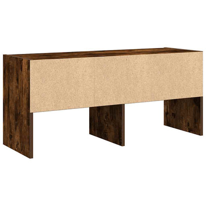 vidaXL Shoe Rack Stackable Smoked Oak 89.5x30x40 cm