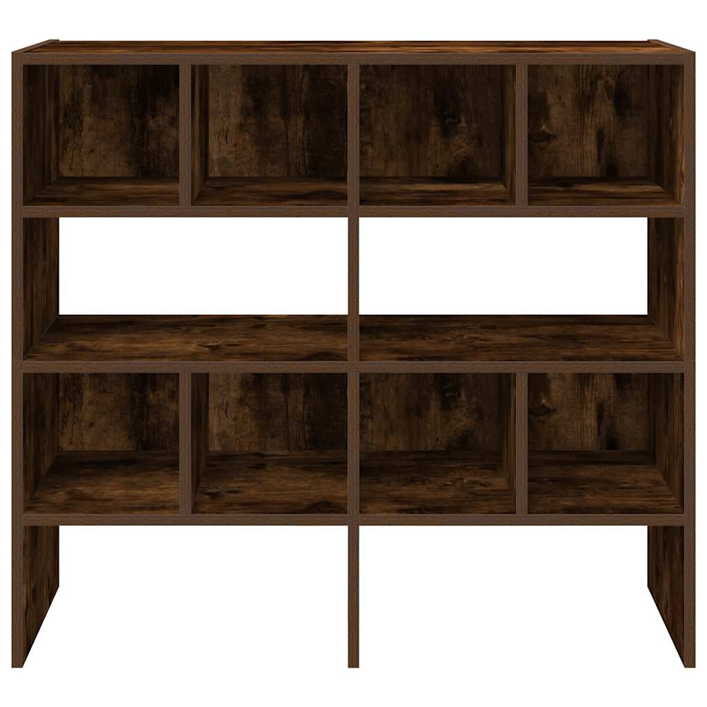 vidaXL Shoe Racks 2 pcs Stackable Smoked Oak 89.5x30x40 cm