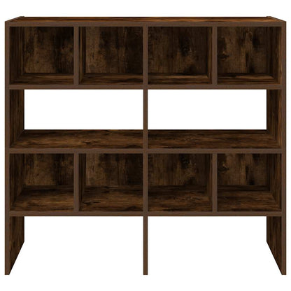 vidaXL Shoe Racks 2 pcs Stackable Smoked Oak 89.5x30x40 cm
