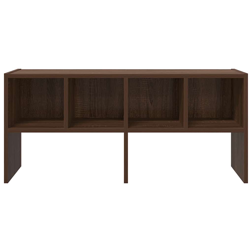 vidaXL Shoe Rack Stackable Brown Oak 89.5x30x40 cm