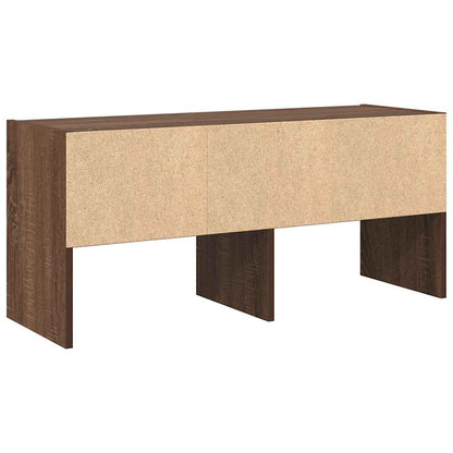 vidaXL Shoe Rack Stackable Brown Oak 89.5x30x40 cm