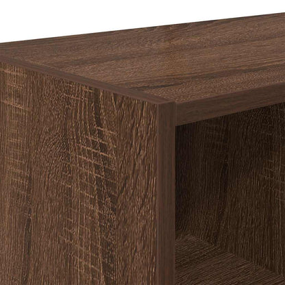 vidaXL Shoe Rack Stackable Brown Oak 89.5x30x40 cm
