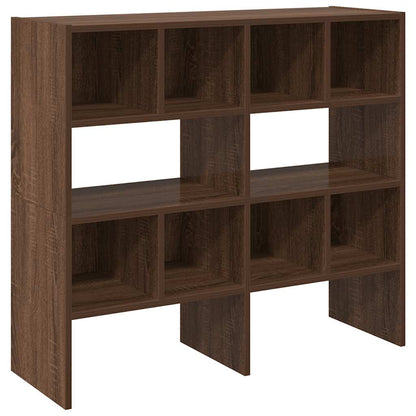 vidaXL Shoe Racks 2 pcs Stackable Brown Oak 89,5x30x40 cm