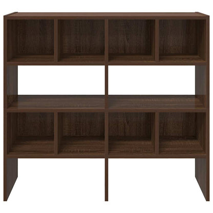 vidaXL Shoe Racks 2 pcs Stackable Brown Oak 89,5x30x40 cm