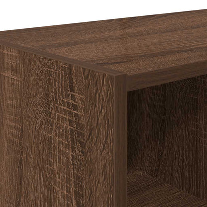 vidaXL Shoe Racks 2 pcs Stackable Brown Oak 89,5x30x40 cm
