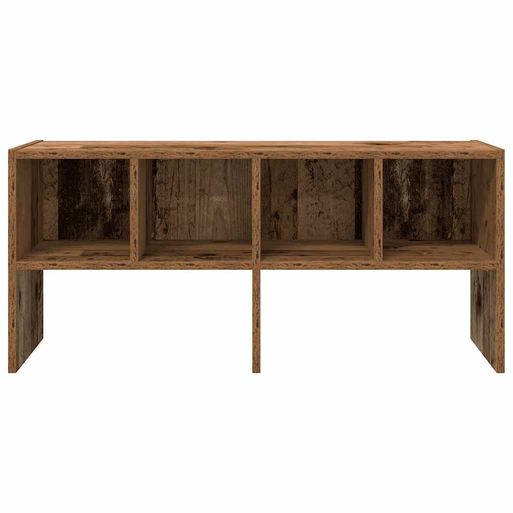 vidaXL Shoe Rack Stackable Old Wood 89,5x30x40 cm