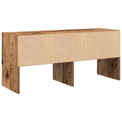 vidaXL Shoe Rack Stackable Old Wood 89,5x30x40 cm