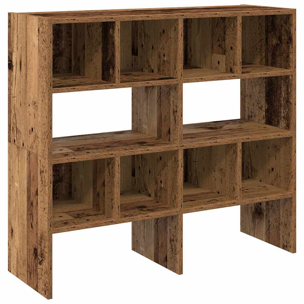 vidaXL Shoe Racks 2 pcs Stackable Old Wood 89,5x30x40 cm