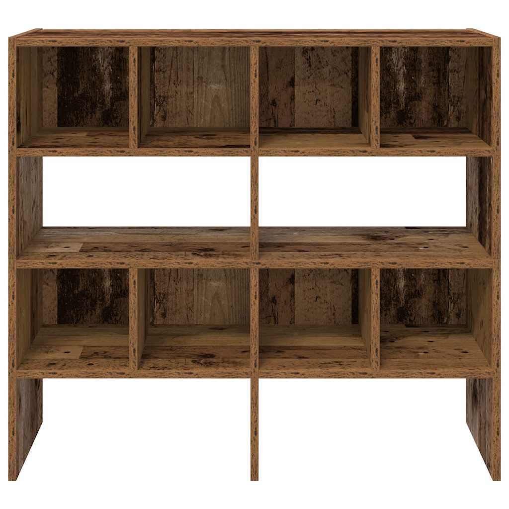 vidaXL Shoe Racks 2 pcs Stackable Old Wood 89,5x30x40 cm