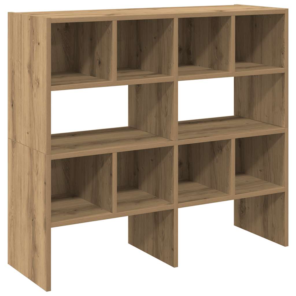 vidaXL Shoe Racks 2 pcs Stackable Artisan Oak 89,5x30x40 cm