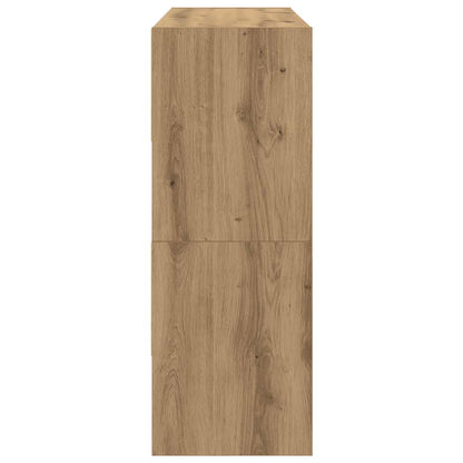 vidaXL Shoe Racks 2 pcs Stackable Artisan Oak 89,5x30x40 cm