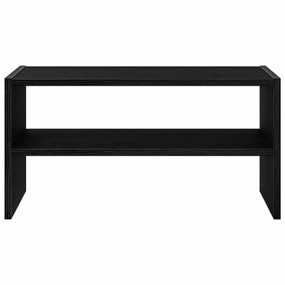 vidaXL Shoe Rack Stackable Black Oak 60x30x30.5 cm