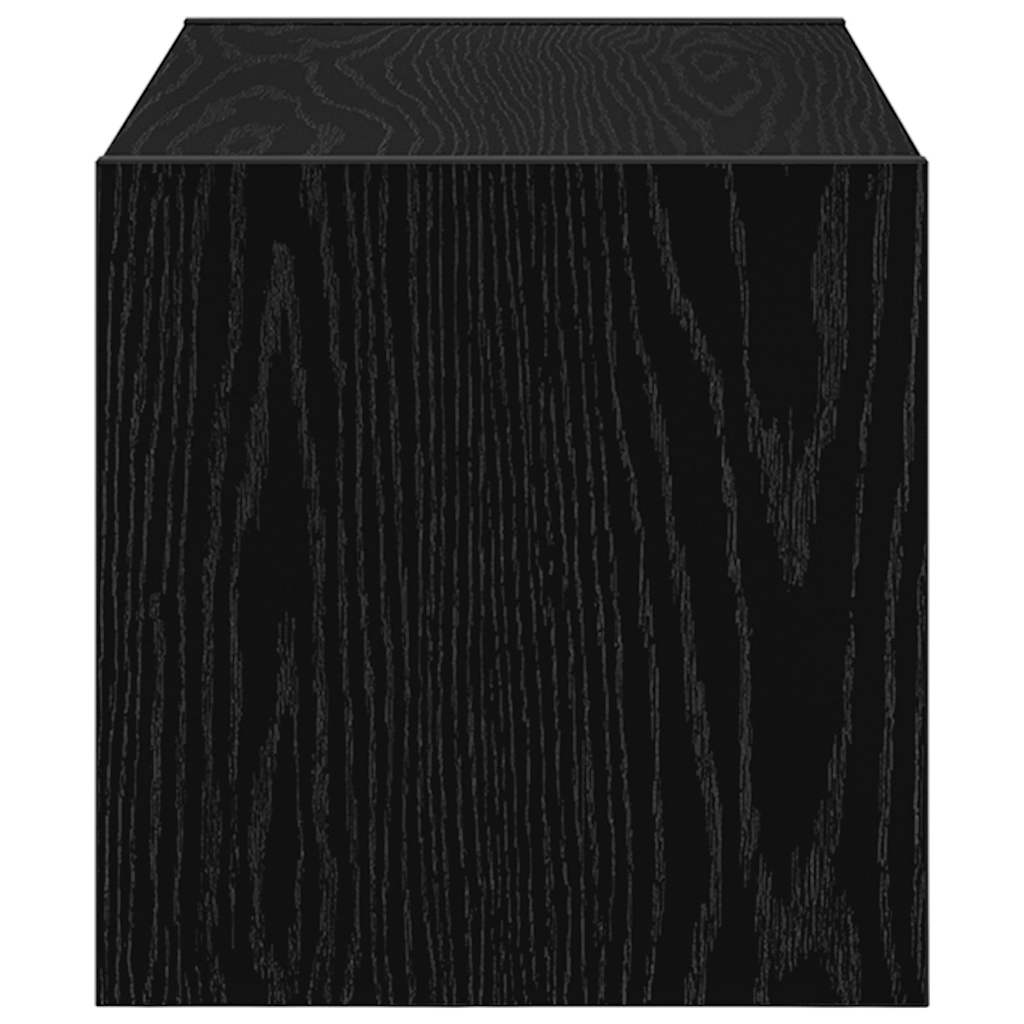 vidaXL Shoe Rack Stackable Black Oak 60x30x30.5 cm