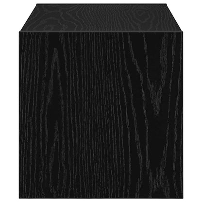 vidaXL Shoe Rack Stackable Black Oak 60x30x30.5 cm