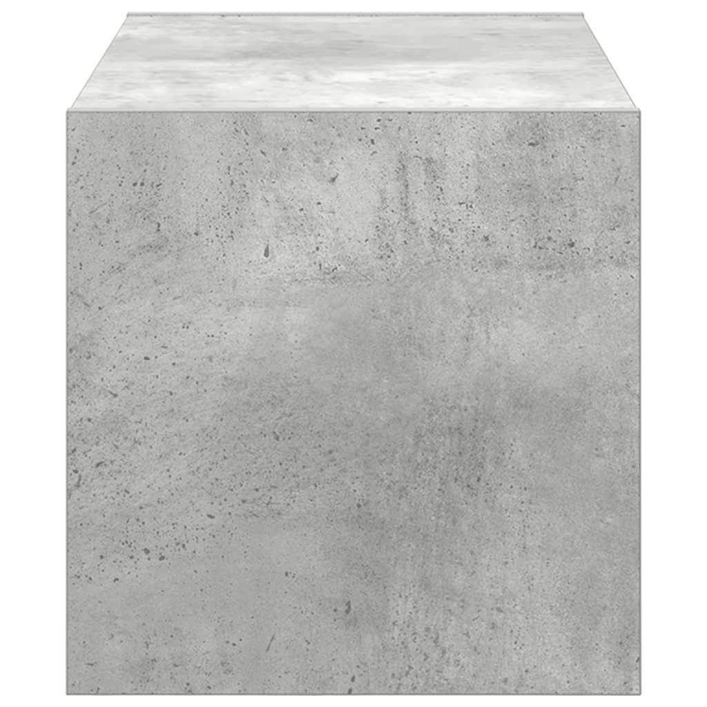 vidaXL Shoe Rack Stackable Concrete Grey 60x30x30.5 cm