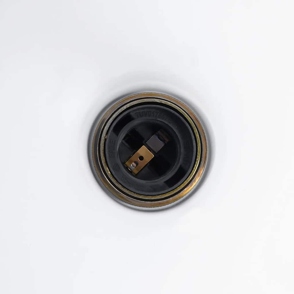 vidaXL Pendant Lamp Height Adjustable E27 Gloss Grey Ø 22 cm Metal