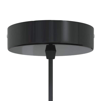 vidaXL Pendant Lamp Height Adjustable E27 Gloss Yellow Ø 22 cm Metal