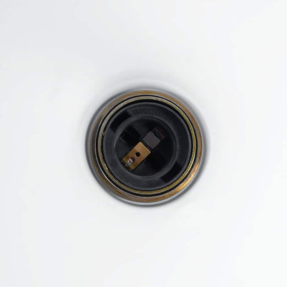 vidaXL Pendant Lamp Height Adjustable E27 Gloss Yellow Ø 22 cm Metal