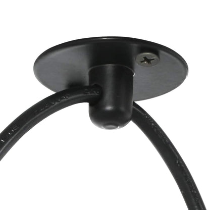 vidaXL Pendant Lamp with 5 Lamp Holders E27 Black Metal