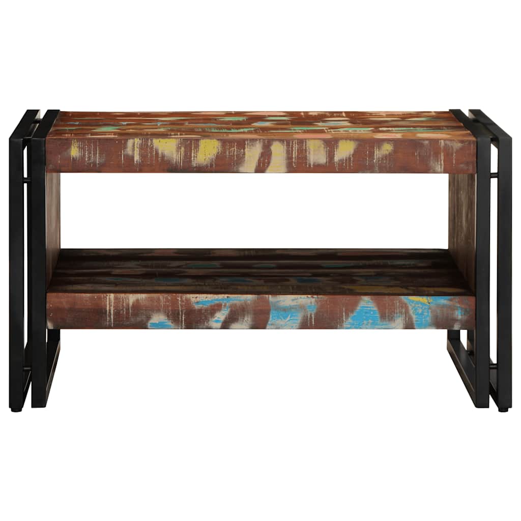 vidaXL Coffee Table Multicolour 70x50x38 cm Solid Wood Reclaimed