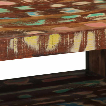 vidaXL Coffee Table Multicolour 70x50x38 cm Solid Wood Reclaimed