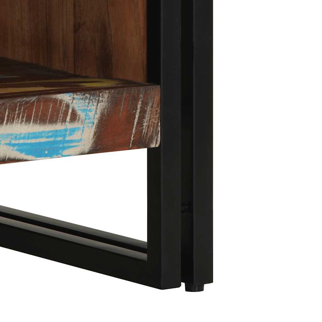 vidaXL Coffee Table Multicolour 50x50x38 cm Solid Wood Reclaimed