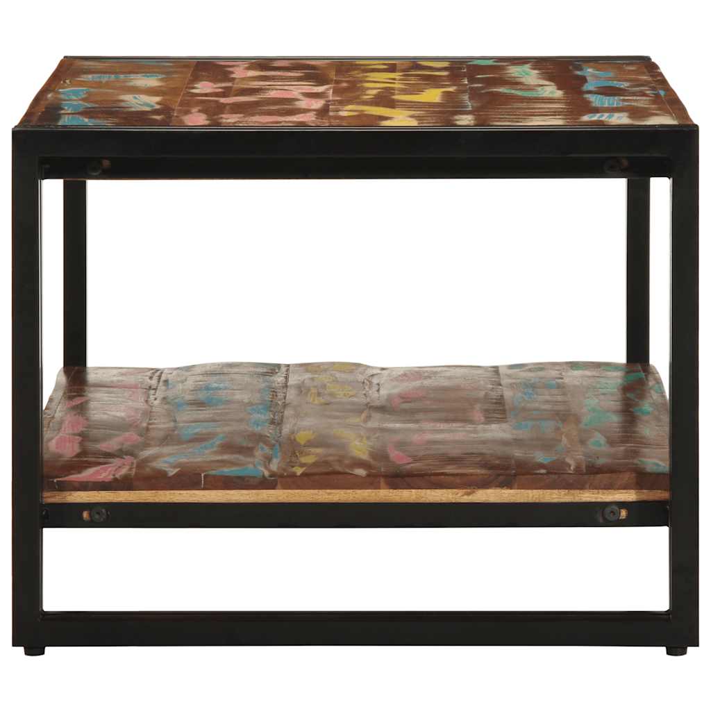 vidaXL Coffee Table Multicolour 90x50x38 cm Solid Wood Reclaimed