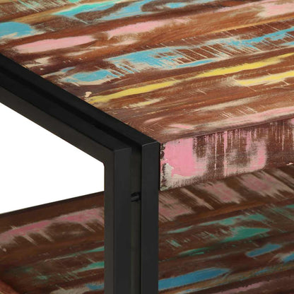 vidaXL Coffee Table Multicolour 70x50x38 cm Solid Wood Reclaimed
