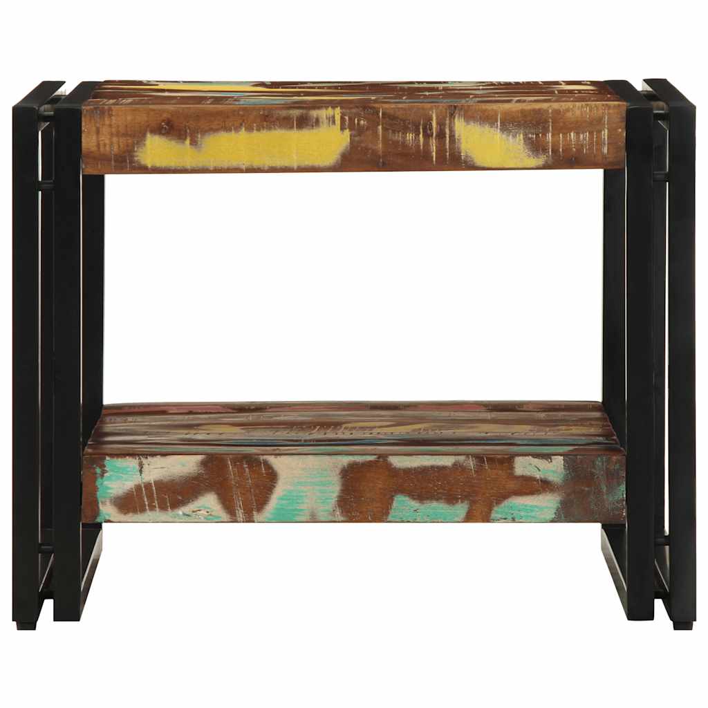 vidaXL Coffee Table Multicolour 50x50x38 cm Solid Wood Reclaimed