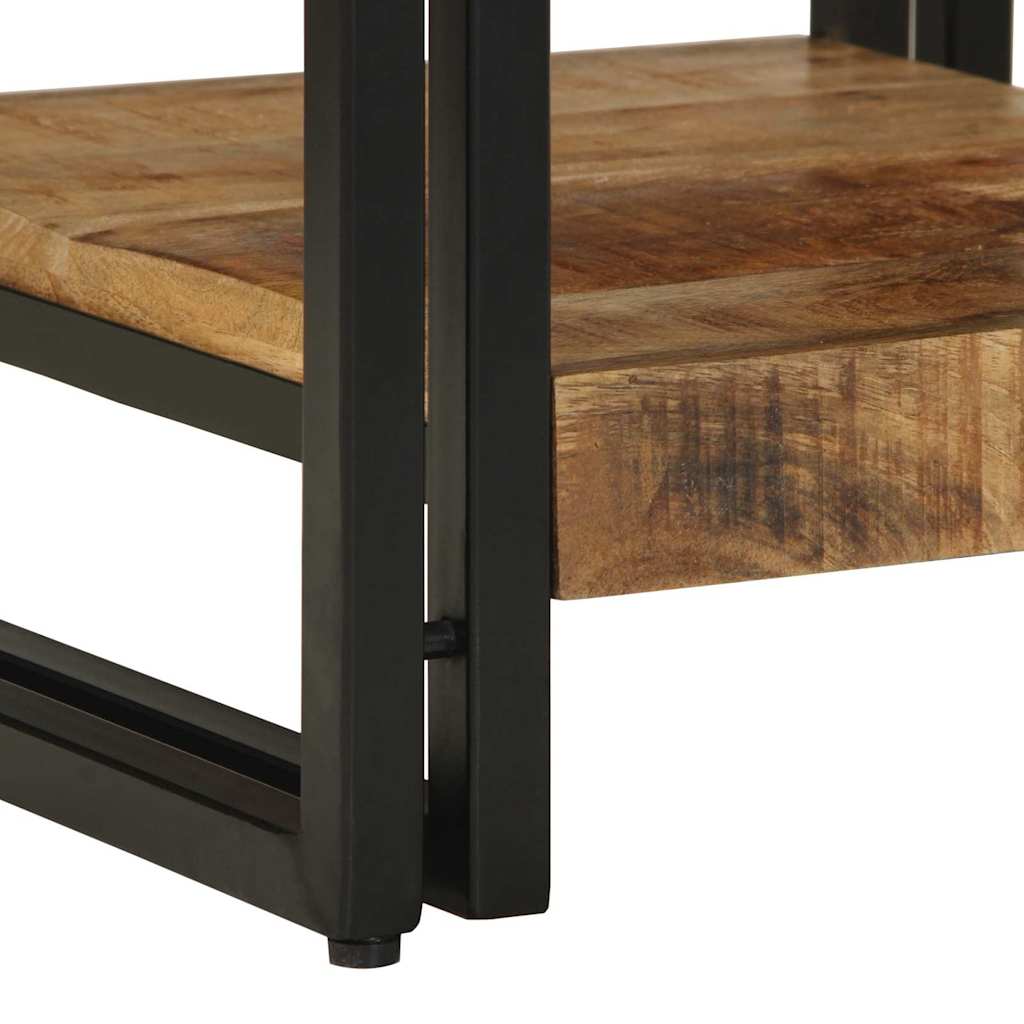 vidaXL Coffee Table Brown 40 x 40 x 38 cm Solid Mango Wood