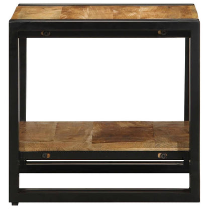 vidaXL Coffee Table Brown 40 x 40 x 38 cm Solid Mango Wood