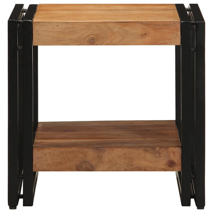 vidaXL Coffee Table Brown 40 x 40 x 38 cm Solid Acacia Wood