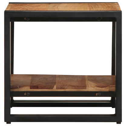 vidaXL Coffee Table Brown 40 x 40 x 38 cm Solid Acacia Wood