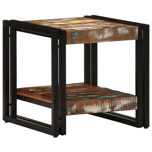 vidaXL Coffee Table Multicolour 40 x 40 x 38 cm Solid reclaimed wood