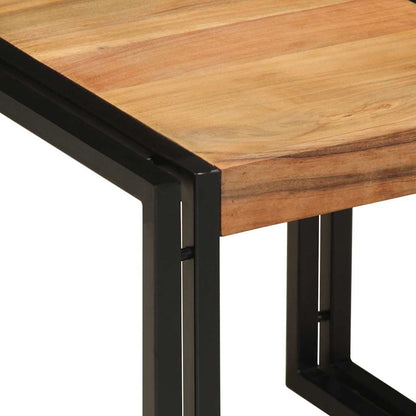 vidaXL Coffee Table Brown 40 x 40 x 38 cm Solid Acacia Wood