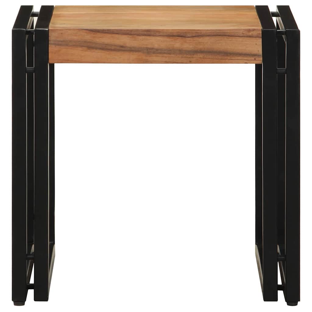 vidaXL Coffee Table Brown 40 x 40 x 38 cm Solid Acacia Wood