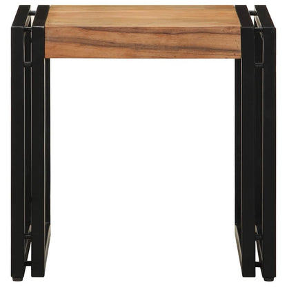 vidaXL Coffee Table Brown 40 x 40 x 38 cm Solid Acacia Wood