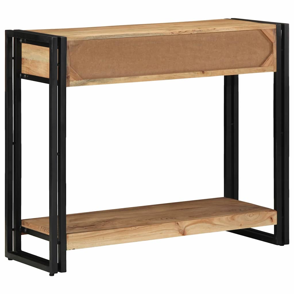 vidaXL Console Table Brown 90 x 33 x 75 cm Solid Acacia Wood
